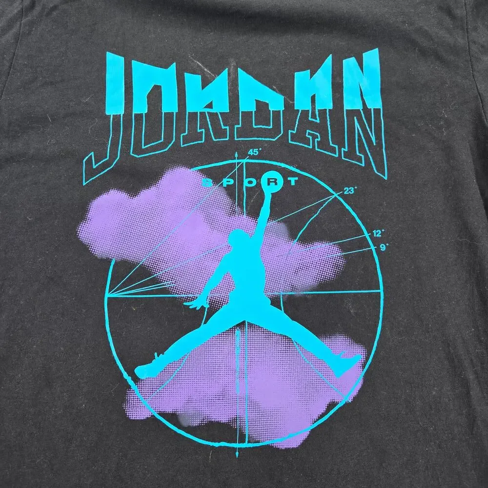 Nike Dri-Fit Air Jordan‎ Sport Graphic Long Sleeve Shirt Men's Size Small